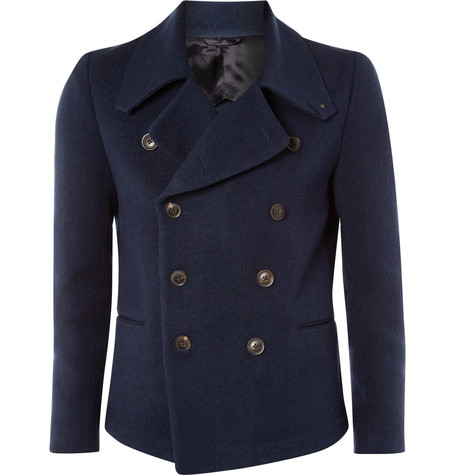 Tuxedo's Styling: Paul Smith Navy Cotton Pea Coat