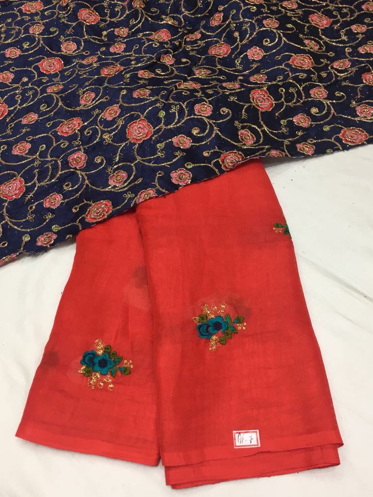 Designer Soft jute sarees