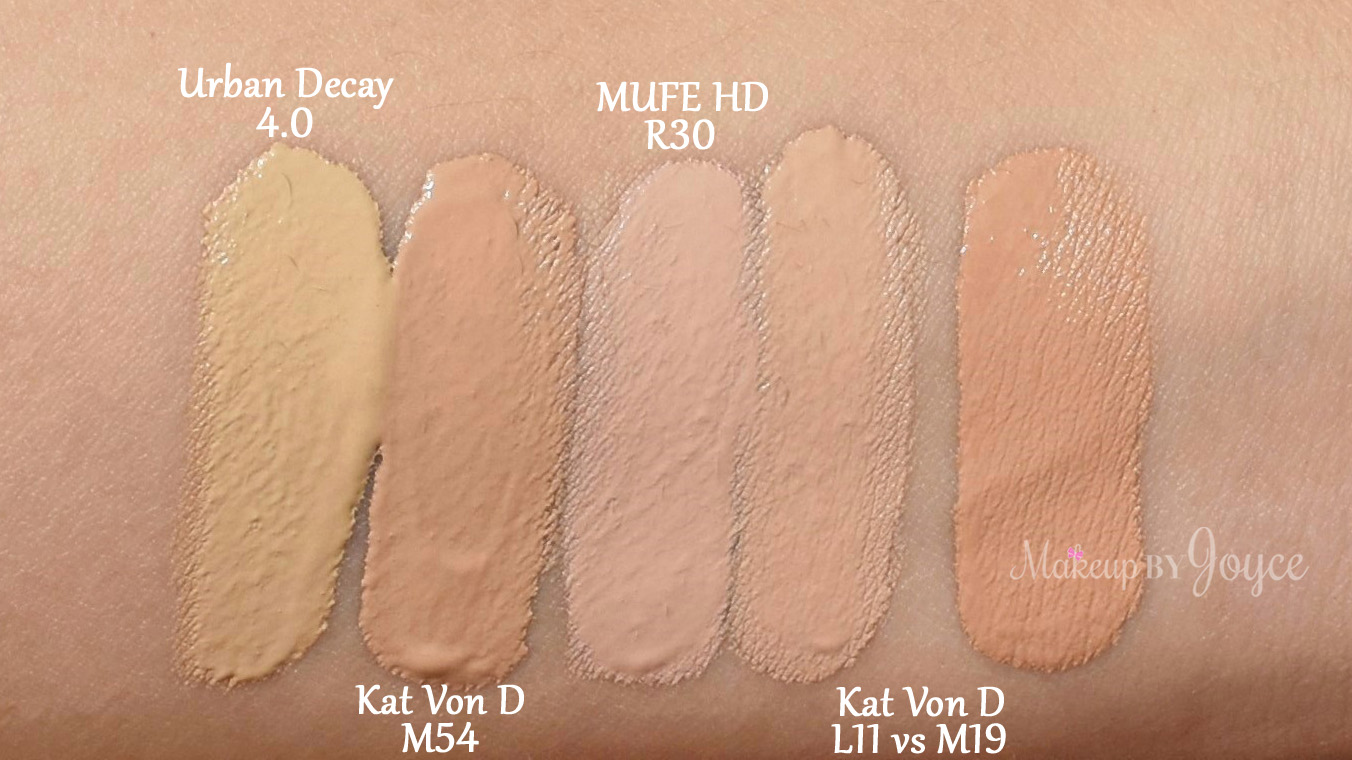 ❤ MakeupByJoyce ❤** !: + Swatches: Decay All Nighter Foundation, Makeup Setting Spray Kat Von D Lock-It Concealer Creme