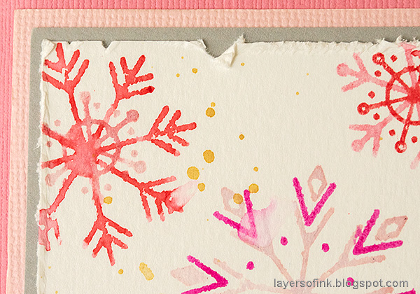 Layers of ink - Snowflake Builder Card Tutorial by Anna-Karin Evaldsson.