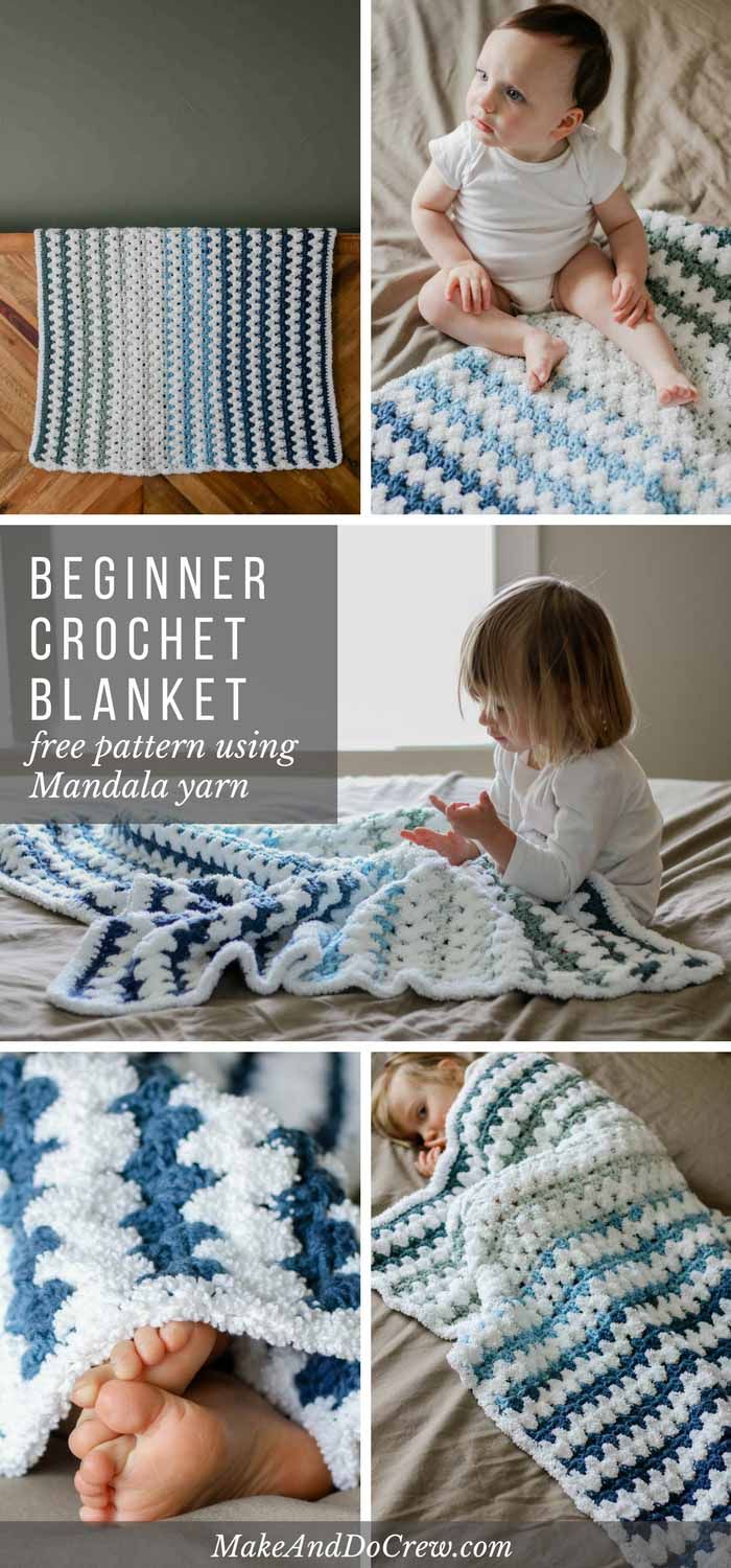 Crochet Baby Blanket Patterns Using Mandala Yarn Ovie Media
