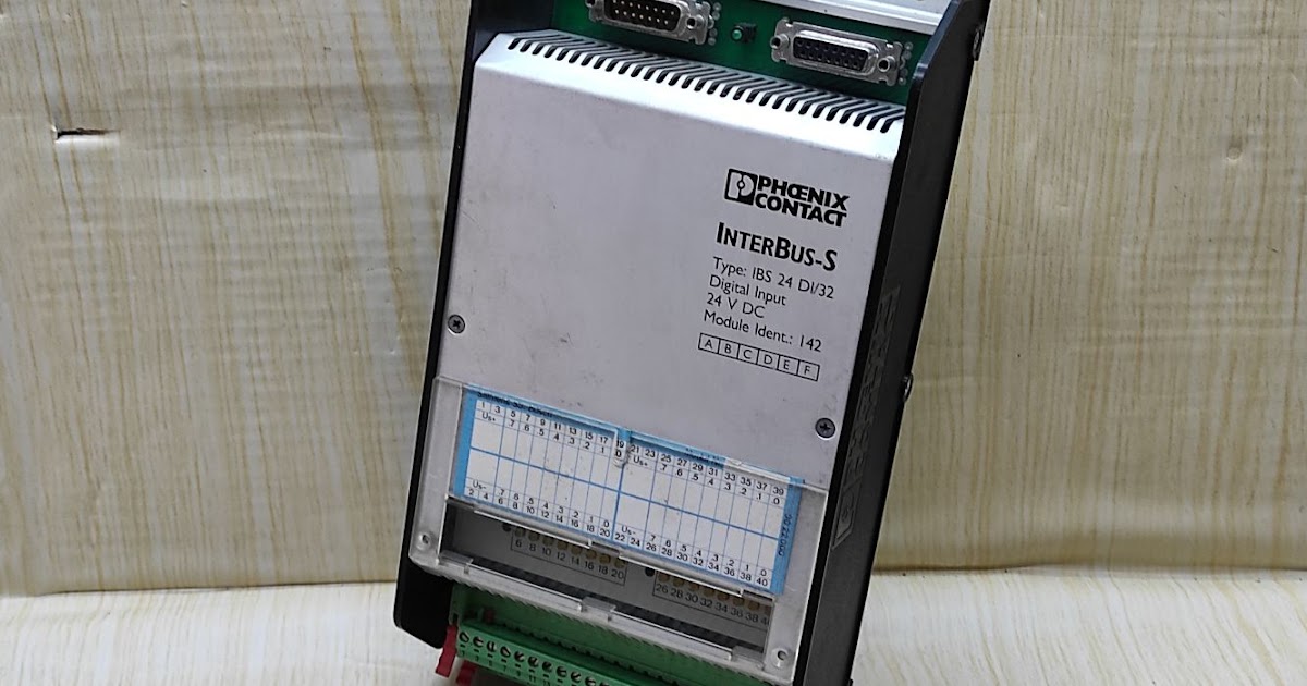 PHOENIX CONTACT INTERBUS-S IBS 24 DI/32 DIGTAL INPUT MODULE 24V DC 2784421