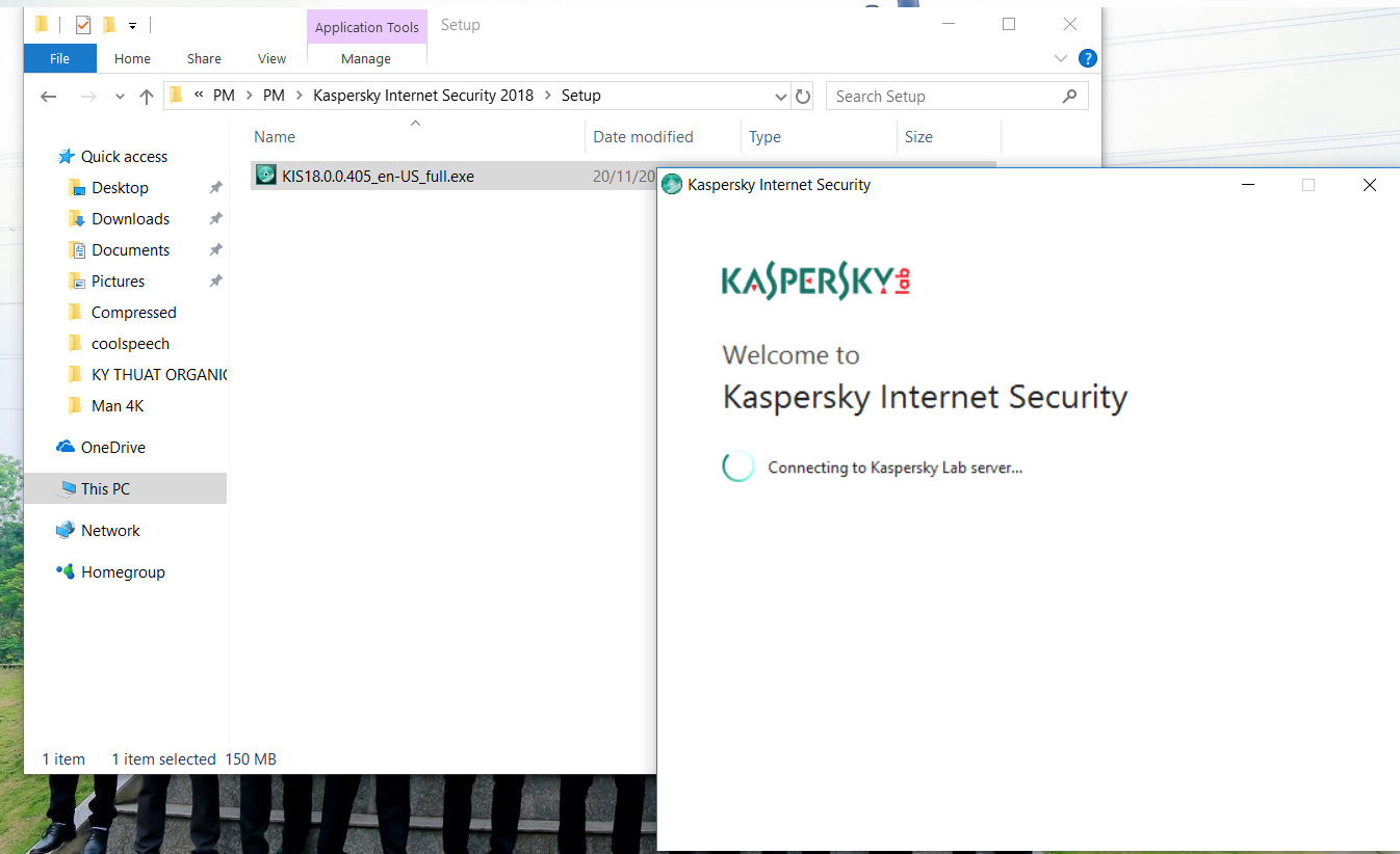 xin key bản quyền kaspersky internet security 2018