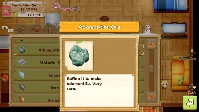 Cara Mendapatkan Adamantite Di Harvest Moon Light Of Hope Id Harvest