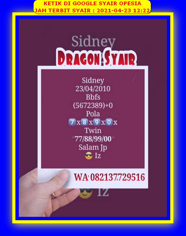 gambar togel sydney
