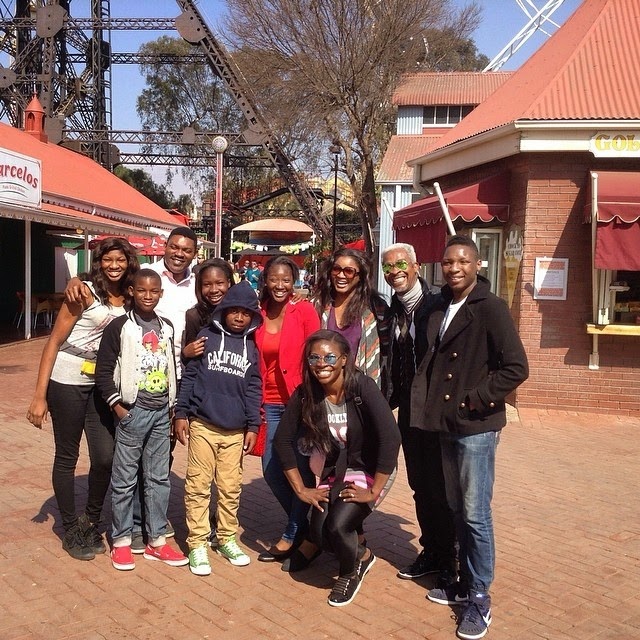 omotola jalade vacation south africa