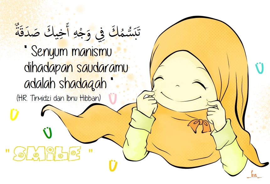 ..sedikit catatan kecilku.. :): Hadits tentang senyum.. :)