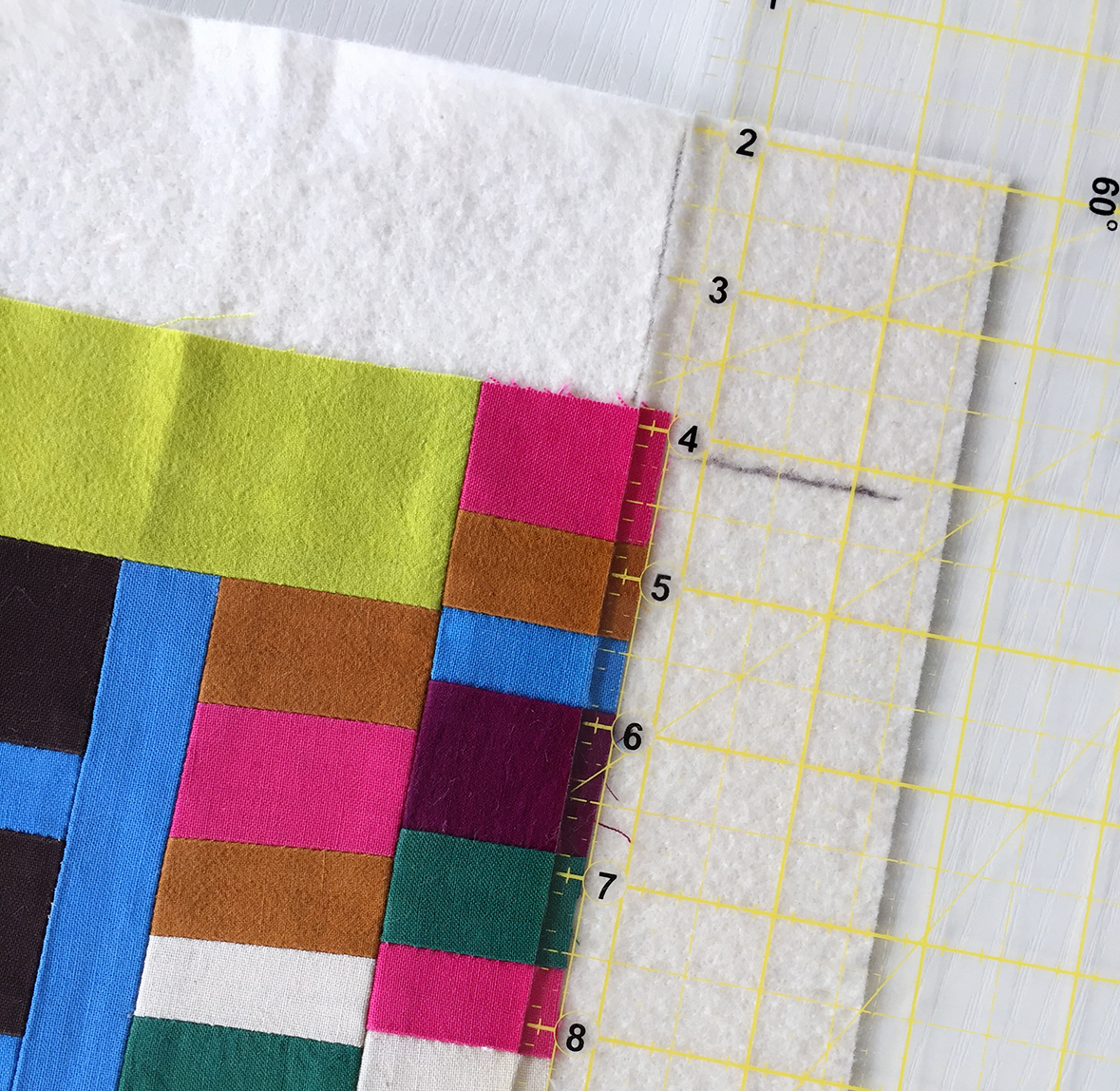 Stitch and Yarn How to stretch a quilt over a frame