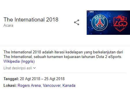 The International 2018 DOTA 2