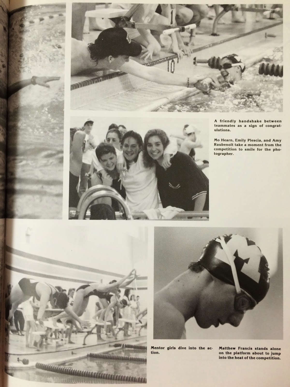 Mentor High School Swim Team Team Yearbooks