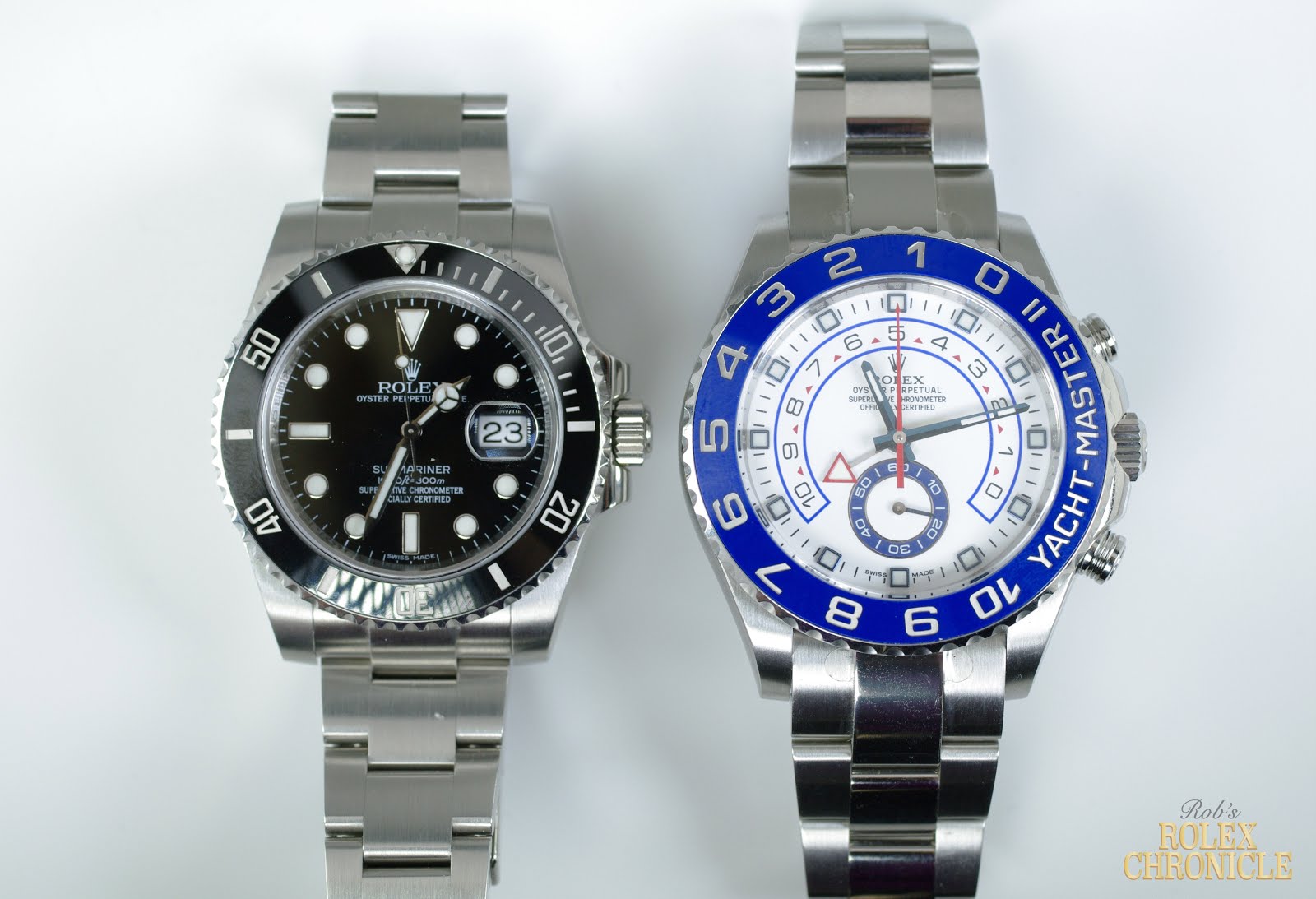 rolex submariner vs yacht master 2