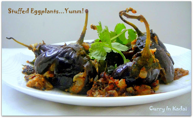 Curry In Kadai ~ An Indian Cooking Blog: Gutthi Vankaya Kura - Spicy ...