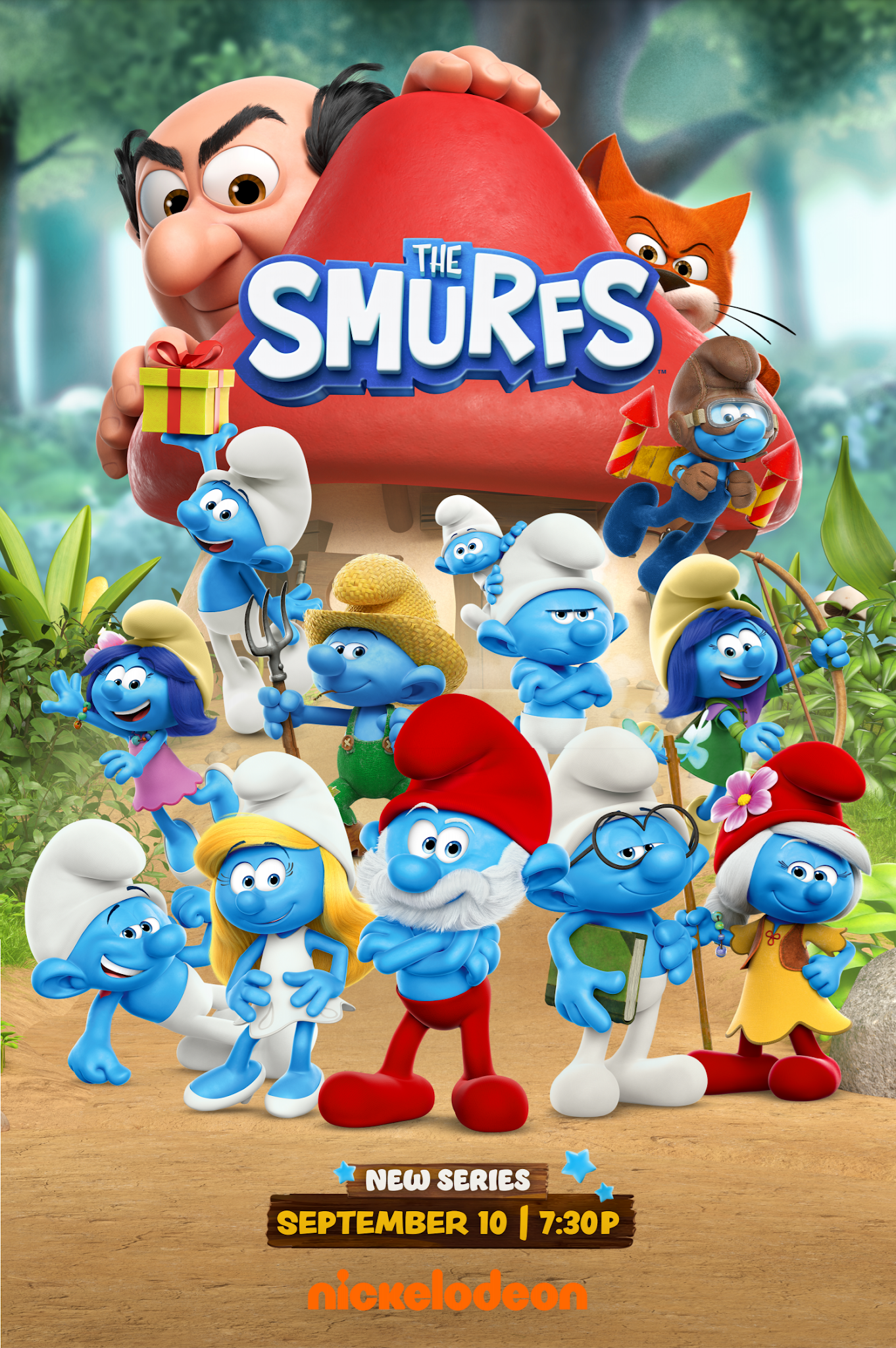 Mellem holdall Lænestol NickALive!: Nickelodeon to Premiere 'The Smurfs' in Nickelodeon Australia  and New Zealand on Monday 20th September 2021