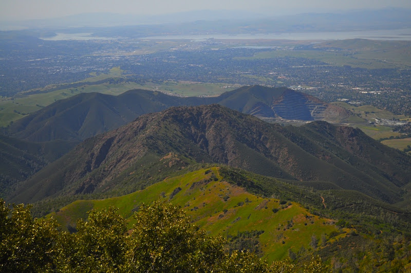 Mount Diablo trek hike california sunny green mountain