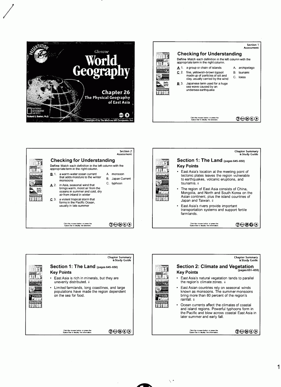 Mr. E's World Geography Page World Geography Chapter 26 The