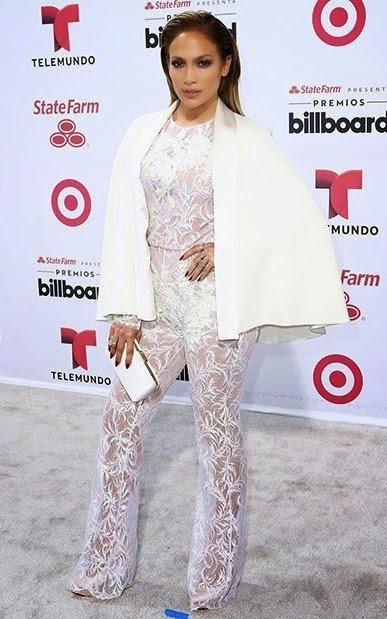 Pics Jennifer Lopez Stuns In Sheer Jumpsuit At Billboard Latin Music 