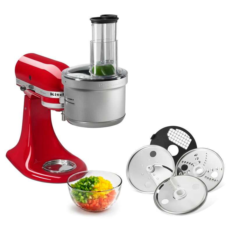 Review ﻿KitchenAid Food Processor Attachment with Dicing Kit Mixers