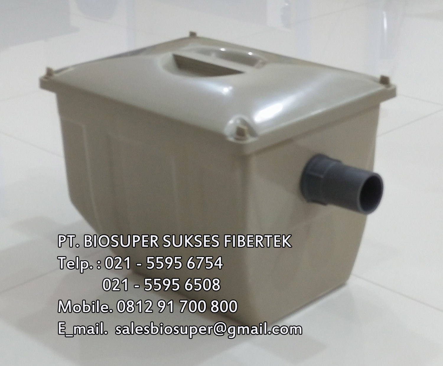 Talang Fibreglass, Talang Fiber, Talang Air yang Terbuat Dari Bahan Fibreglass Grease Trap