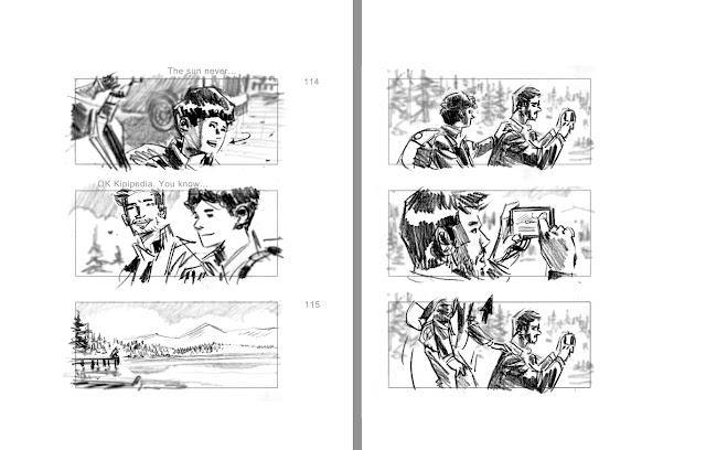 Kip and the Ice Man #storyboard