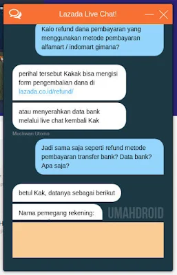 Refund Lazada Indomaret