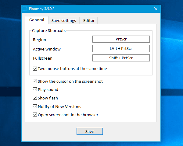 Floomby tool voor schermopname