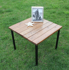IKEA hack wood table
