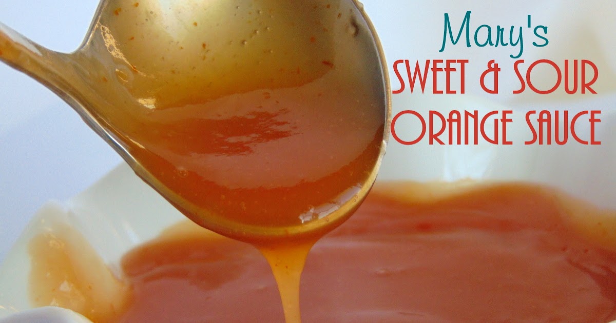 Stuffed At the Gill's Mary's Sweet & Sour Orange Sauce