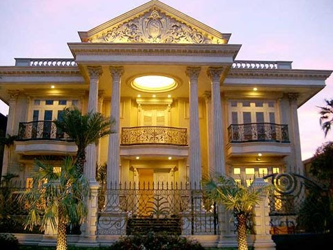  50 Gambar Rumah Mewah Klasik 2 Lantai Terbaru RezaNesia com
