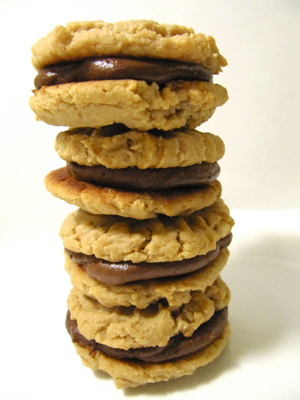 Yammie's Noshery Chocolate Peanut Butter Cookie Sandwiches