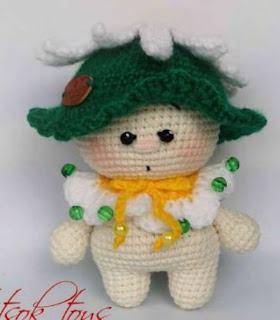 PATRON GRATIS MUÑECA MARGARITA AMIGURUMI 45174