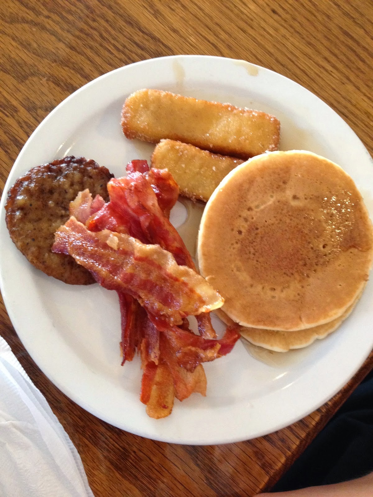 Breakfast buffet at Santa's Lodge in Santa Claus, Indiana