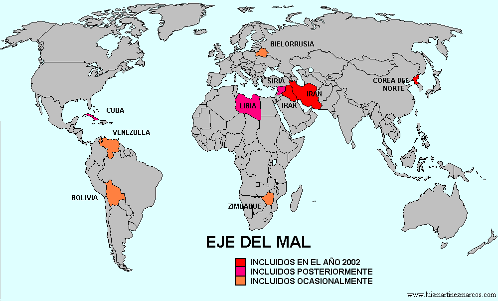 mano de mandioca W. Bush 2002