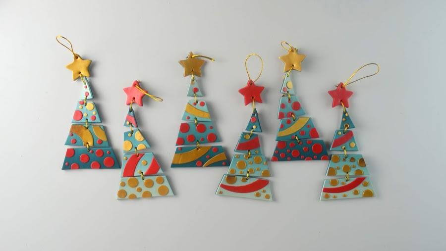 tutorial adornos de navidad arcilla polimérica
