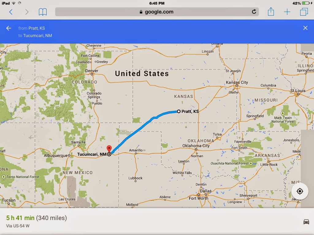 Cam and Nancy Tucumcari (Tehachapi to Tonapah) New Mexico