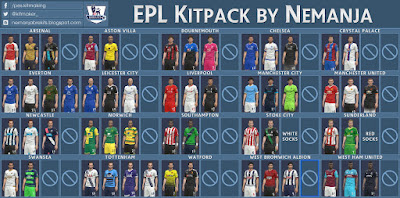 PES 2016 EPL 15/16 Kitpack by Nemanja