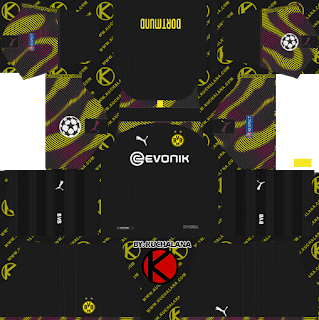 Borussia Dortmund 2019/2020 Kit - Dream League Soccer Kits