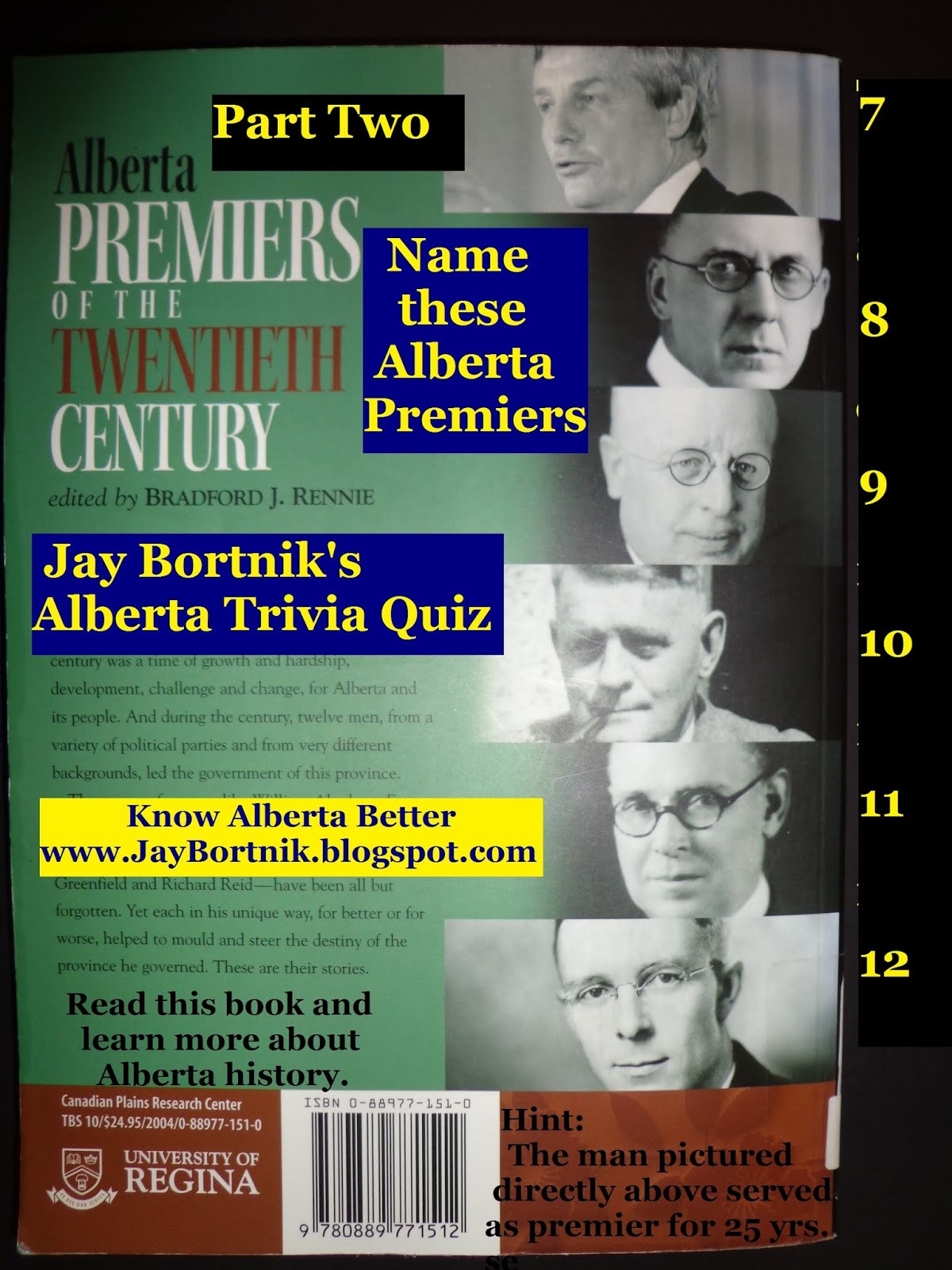 Name these Alberta Premiers