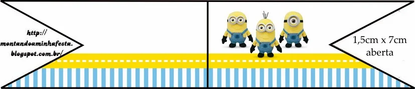 Free Despicable Me Party Food Flags.