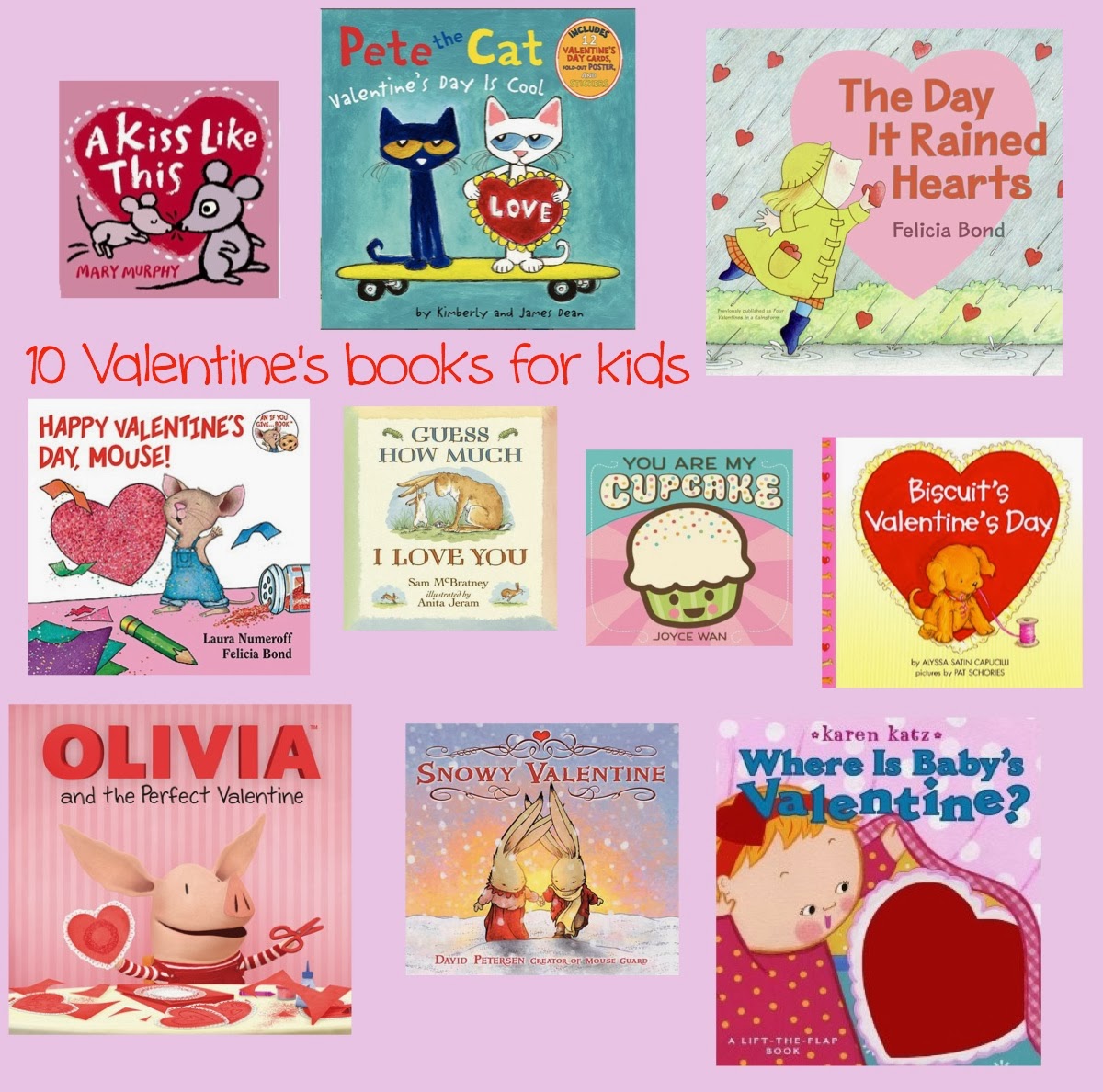 10 of the best Valentine's books for babies and toddlers V. I
