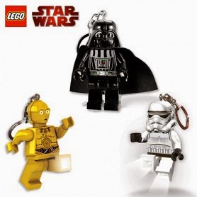 llaveros con luz Lego Star Wars