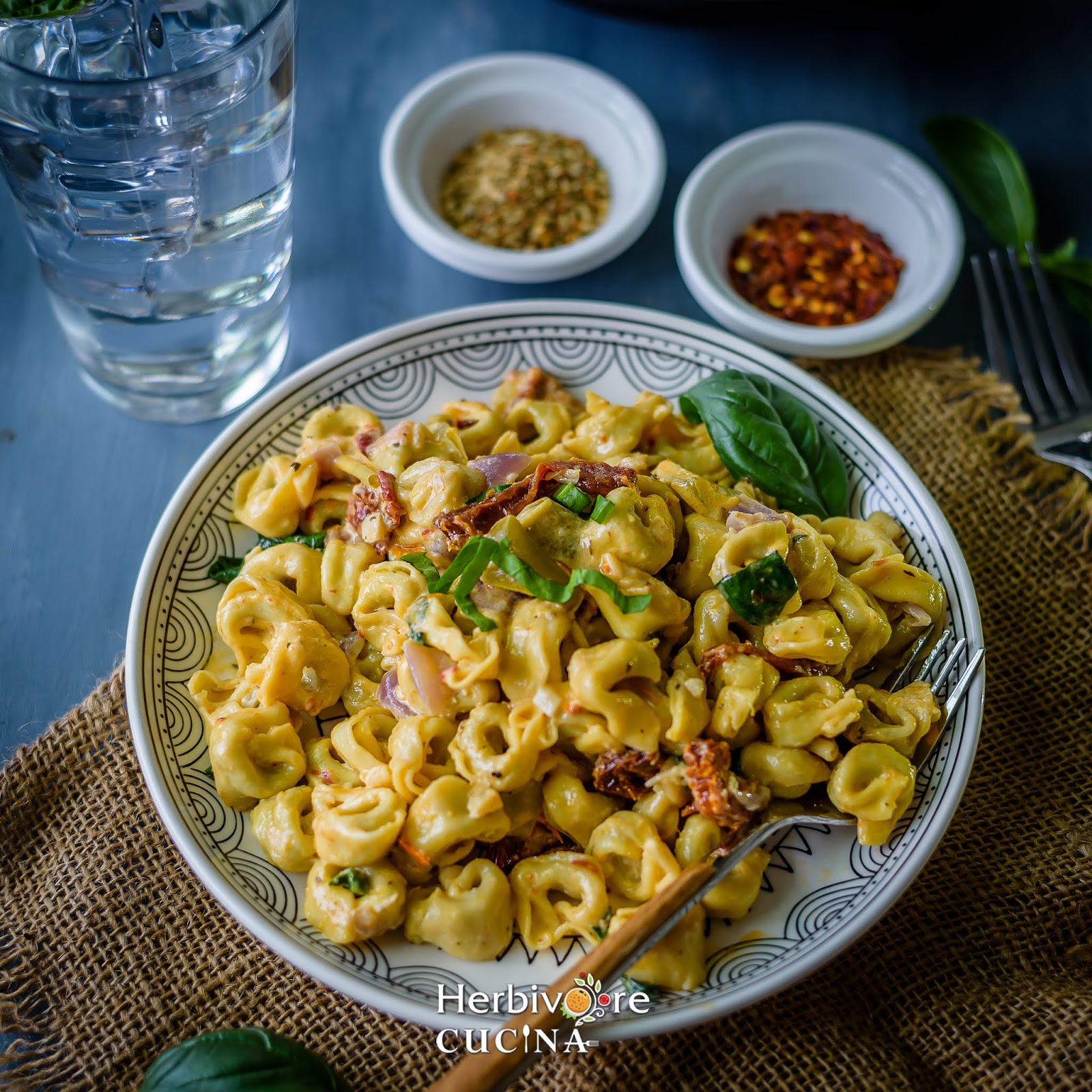 Herbivore Cucina Instant Pot Tortellini in Cream Sauce