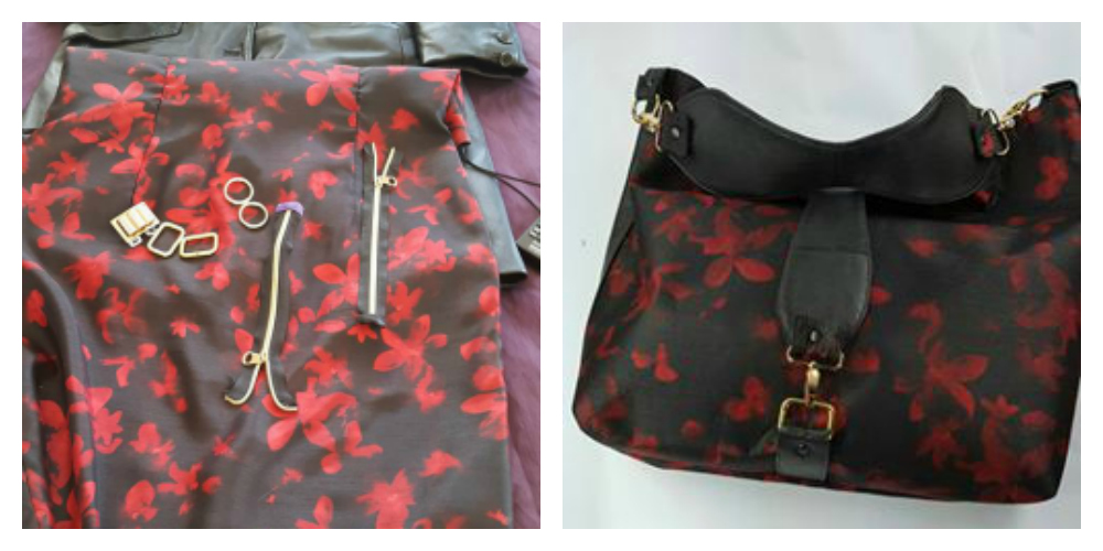 Mrs H the blog British Bag Makers Upcycled Hobo Challenge