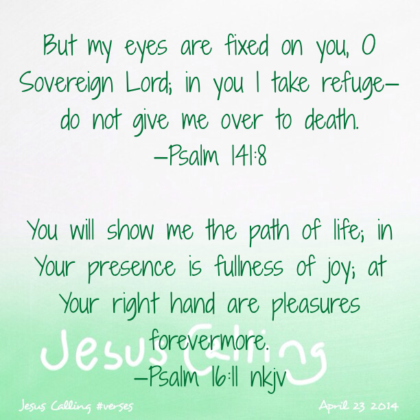 Bakers' Blessings Jesus Calling prayer April 23