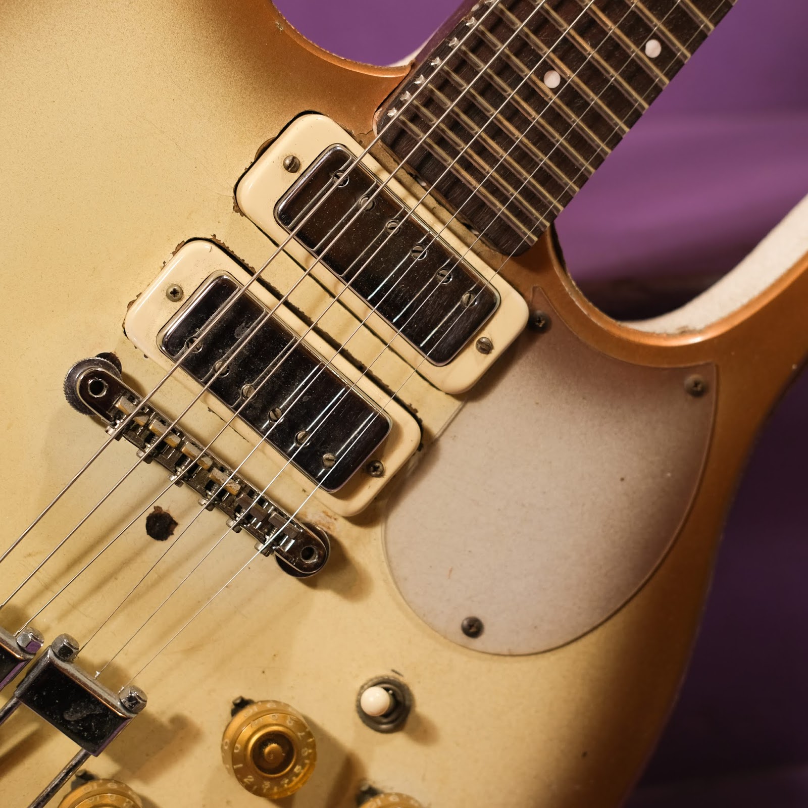 1962 Danelectro Guitarlin (Longhorn) Electric Guitar (Modded)