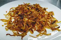 Fried onions (barista) for veg biryani recipe