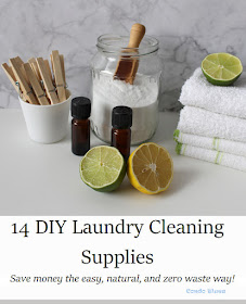 14 easy DIY zero waste laundry cleaning supply recipes