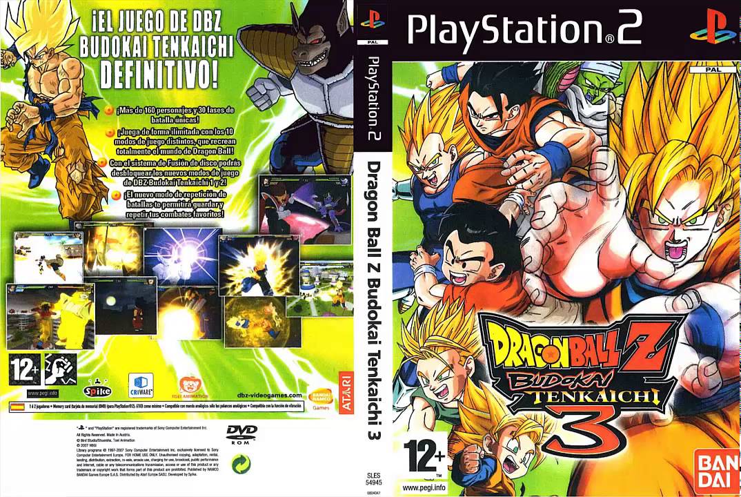Dragon Ball Z Budokai Tenkaichi 3 PS2 ISO Highly ...