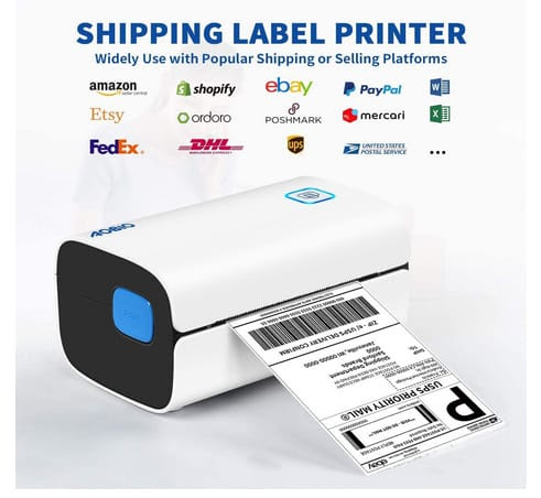 Review AOBIO Label Printer Label Printer for Shipping Packages