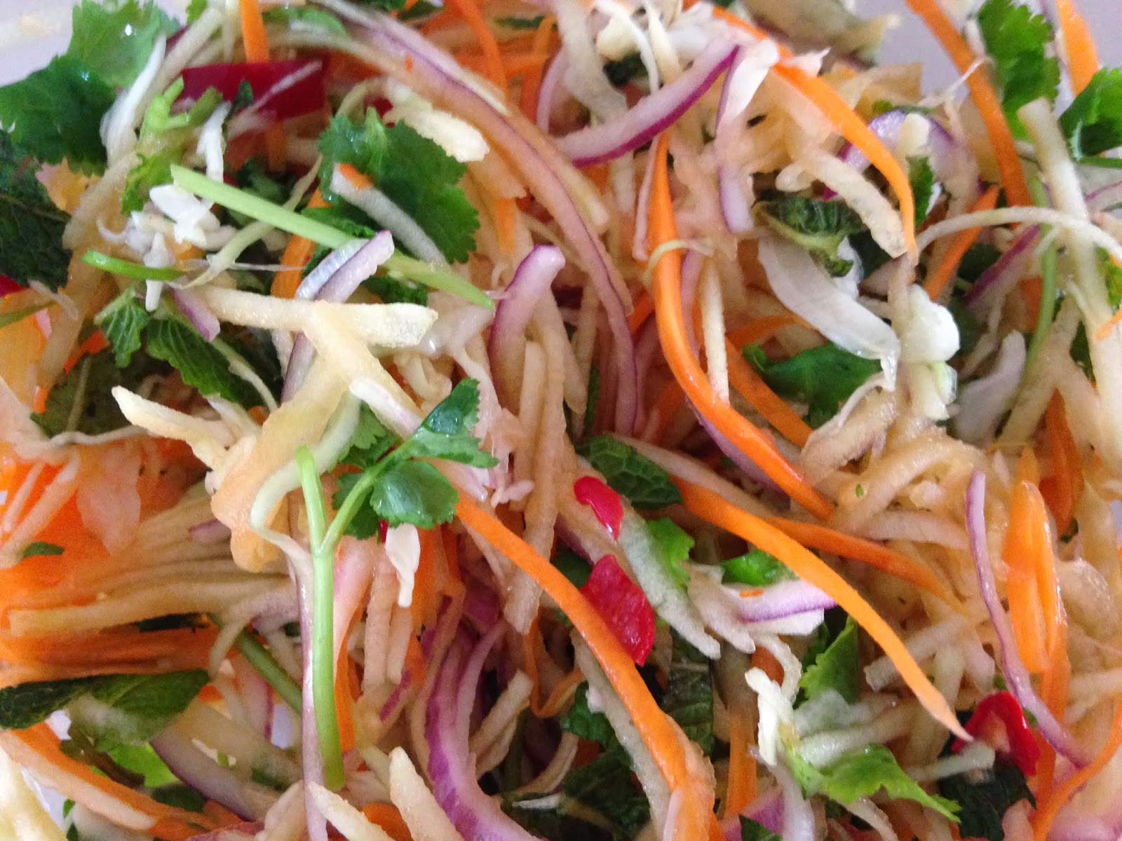 Lis's kitchen Summer salad, Cambodian style