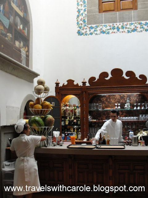 interior of Cafe de Tacuba in Mexico City